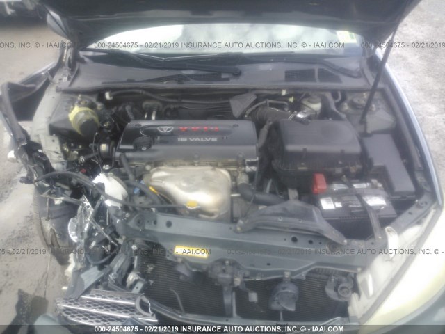 JTDBE32K820008411 - 2002 TOYOTA CAMRY LE/XLE/SE GREEN photo 10