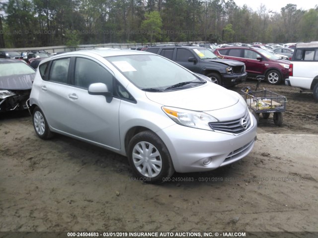 3N1CE2CP8EL409279 - 2014 NISSAN VERSA NOTE S/S PLUS/SV/SL SILVER photo 1