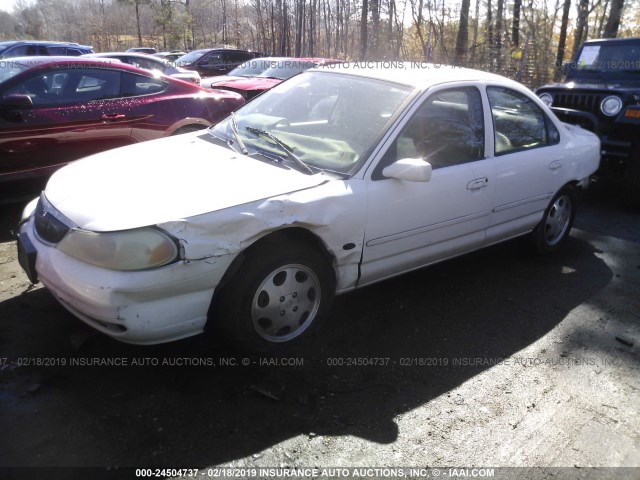 1MEFM6532YK607875 - 2000 MERCURY MYSTIQUE GS/SPORT WHITE photo 2