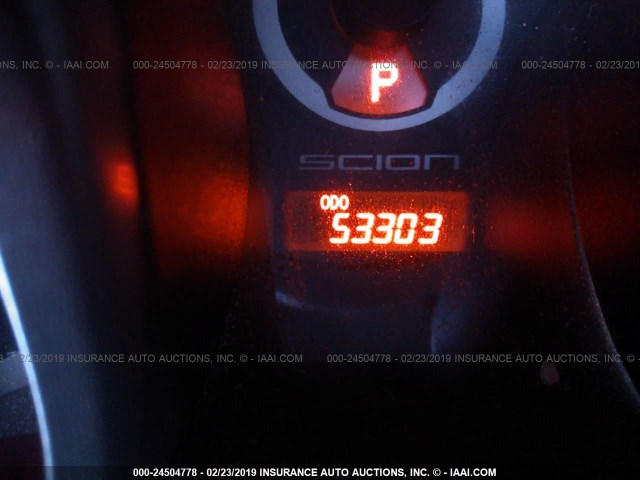 JTKJF5C72D3051327 - 2013 TOYOTA SCION TC BLACK photo 7