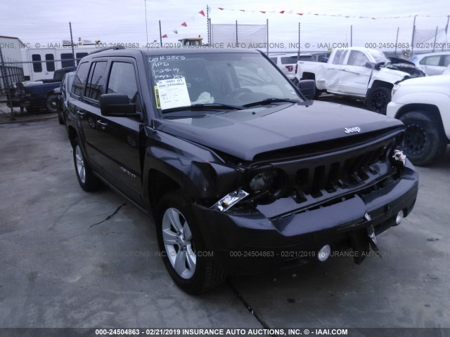 1C4NJRFB6HD174515 - 2017 JEEP PATRIOT LATITUDE GRAY photo 1