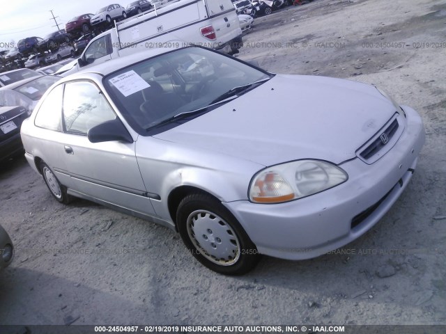 1HGEJ6221VL012766 - 1997 HONDA CIVIC DX SILVER photo 1