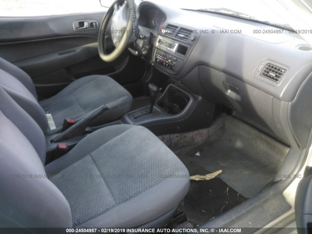 1HGEJ6221VL012766 - 1997 HONDA CIVIC DX SILVER photo 5