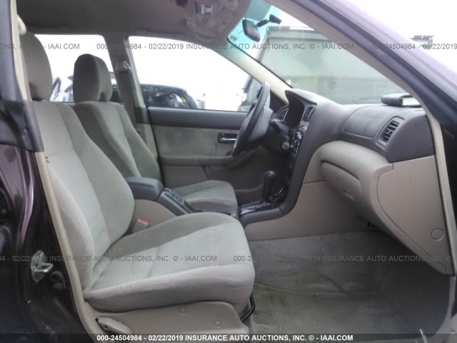 4S3BH6752Y7632684 - 2000 SUBARU LEGACY OUTBACK AWP 勃艮第红 照片 5