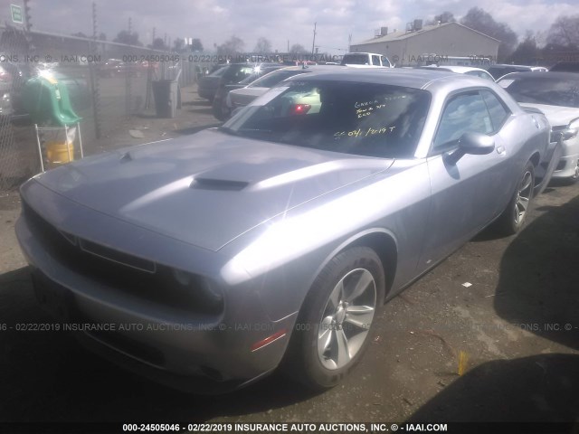 2C3CDZAG7FH712208 - 2015 DODGE CHALLENGER SXT SILVER photo 2