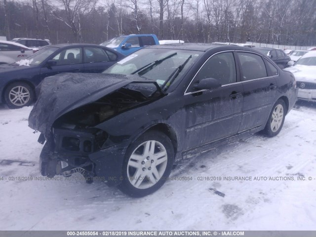 2G1WB5E35E1142322 - 2014 CHEVROLET IMPALA LIMITED LT BLACK photo 2