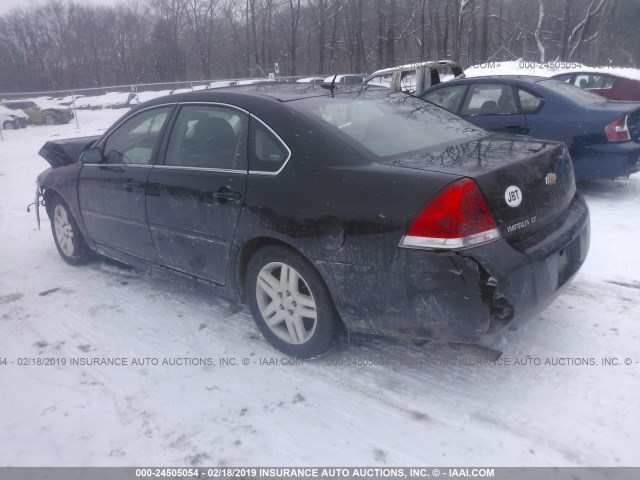 2G1WB5E35E1142322 - 2014 CHEVROLET IMPALA LIMITED LT BLACK photo 3