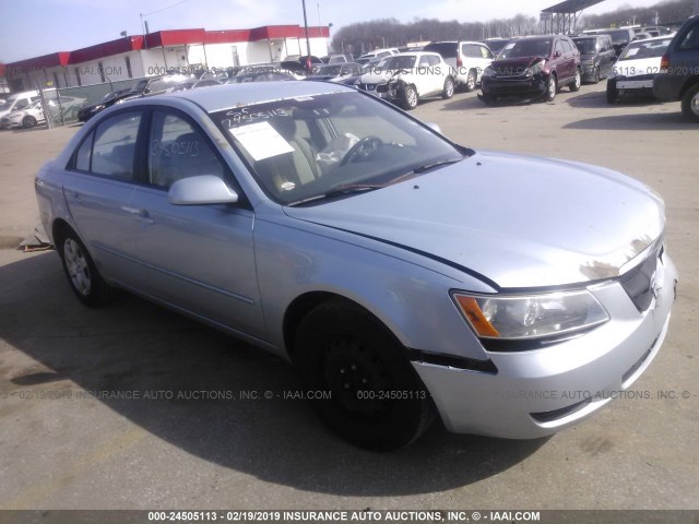 5NPET46C06H147436 - 2006 HYUNDAI SONATA GL SILVER photo 1