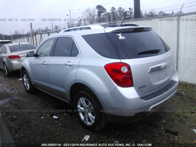 2GNFLGEK0D6348356 - 2013 CHEVROLET EQUINOX LTZ SILVER photo 3