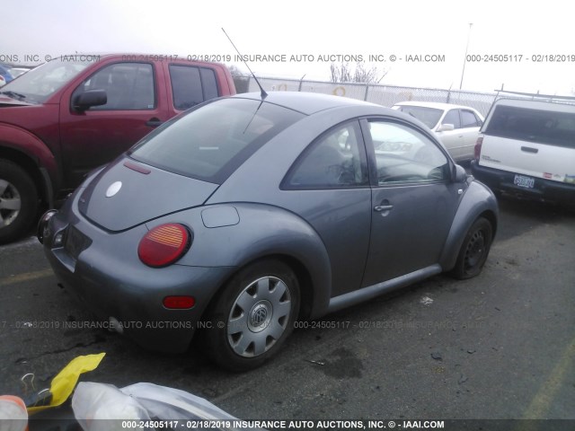 3VWBK21CX3M413503 - 2003 VOLKSWAGEN NEW BEETLE GL GRAY photo 4