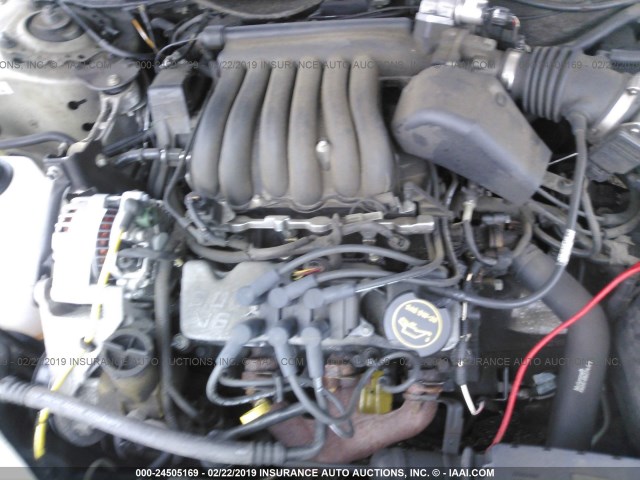 1FAFP55U33A133886 - 2003 FORD TAURUS SES GRAY photo 10