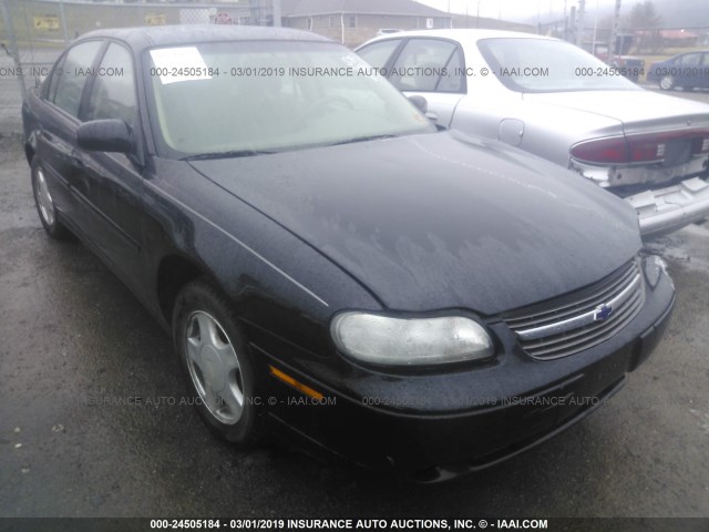 1G1NE52J23M729214 - 2003 CHEVROLET MALIBU LS BLACK photo 1