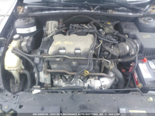 1G1NE52J23M729214 - 2003 CHEVROLET MALIBU LS BLACK photo 10