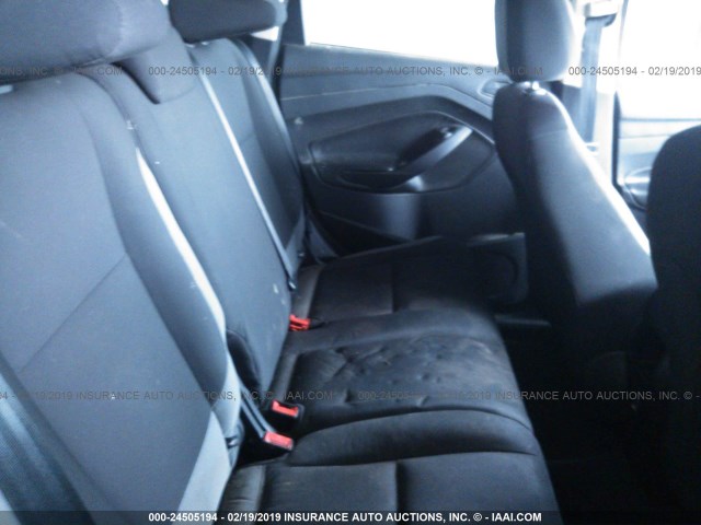 1FMCU0F73DUC14013 - 2013 FORD ESCAPE S BLACK photo 8