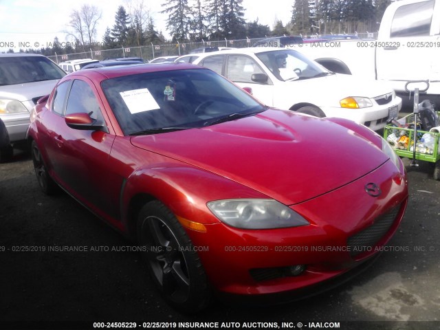 JM1FE173940117132 - 2004 MAZDA RX8 RED photo 1