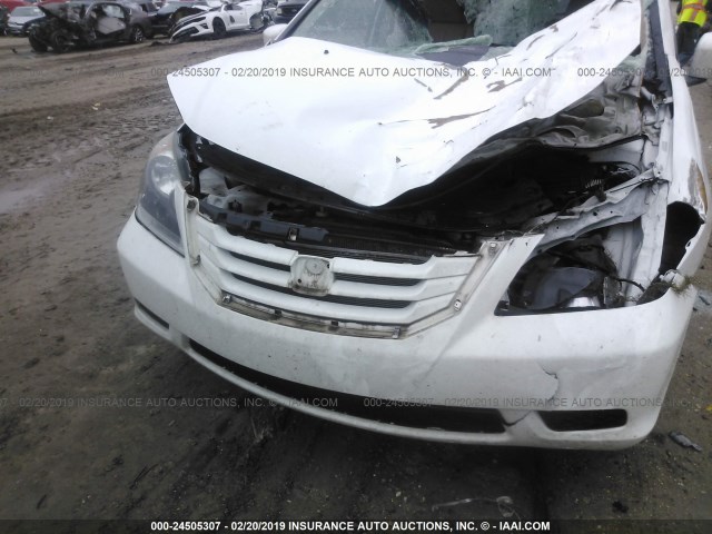 5FNRL38639B017429 - 2009 HONDA ODYSSEY EXL WHITE photo 6