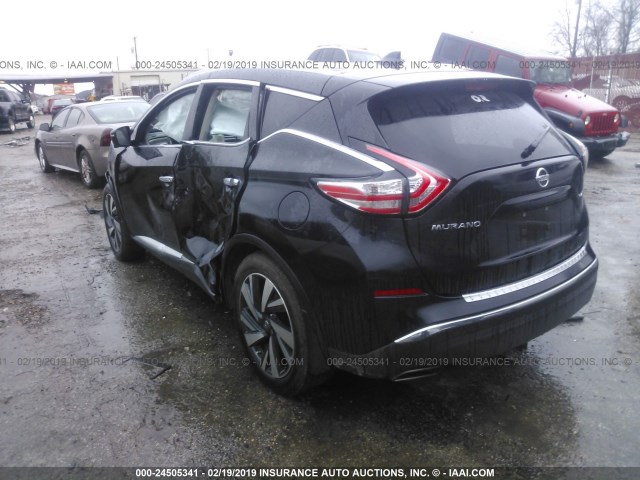 5N1AZ2MG0JN147965 - 2018 NISSAN MURANO S/SL/SV/PLATINUM BLACK photo 3