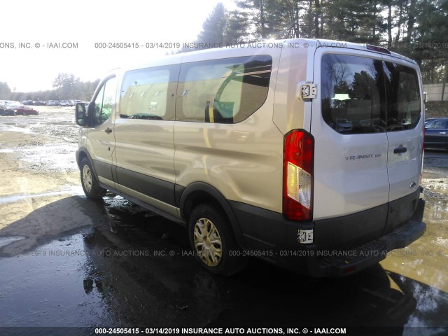 1FMZK1ZM1HKA09041 - 2017 FORD TRANSIT T-150 SILVER photo 3