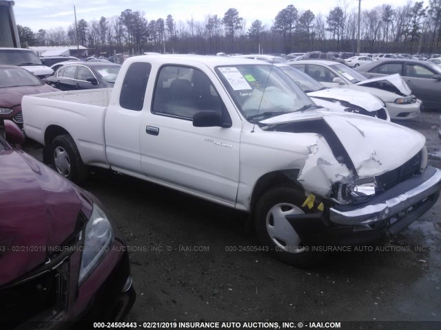 4TAVL52N8XZ510634 - 1999 TOYOTA TACOMA XTRACAB WHITE photo 1