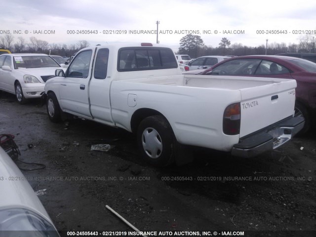 4TAVL52N8XZ510634 - 1999 TOYOTA TACOMA XTRACAB WHITE photo 3