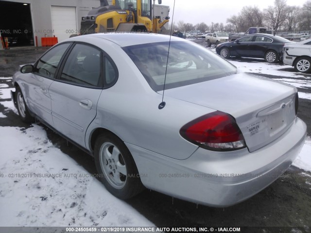 1FAFP53U37A132441 - 2007 FORD TAURUS SE SILVER photo 3