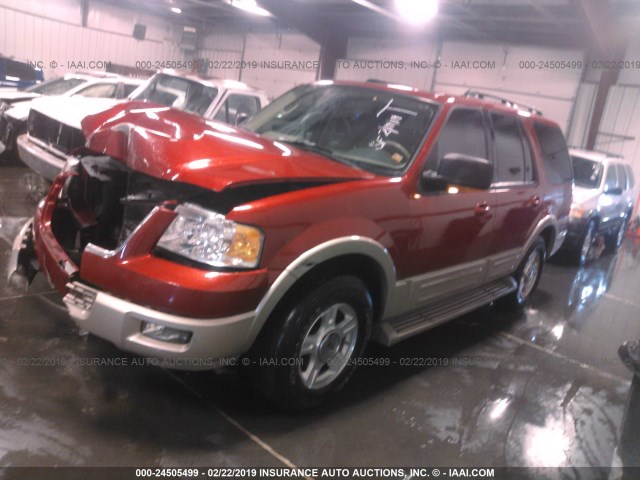 1FMFU18576LA56010 - 2006 FORD EXPEDITION EDDIE BAUER MAROON photo 2