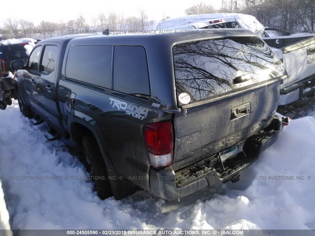 3TMDZ5BN3GM005083 - 2016 TOYOTA TACOMA DBL CAB/SR5/TRD SPORT/OR GRAY photo 3