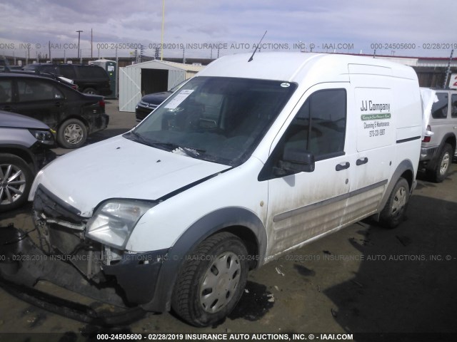 NM0LS7CN2DT176122 - 2013 FORD TRANSIT CONNECT XL WHITE photo 2