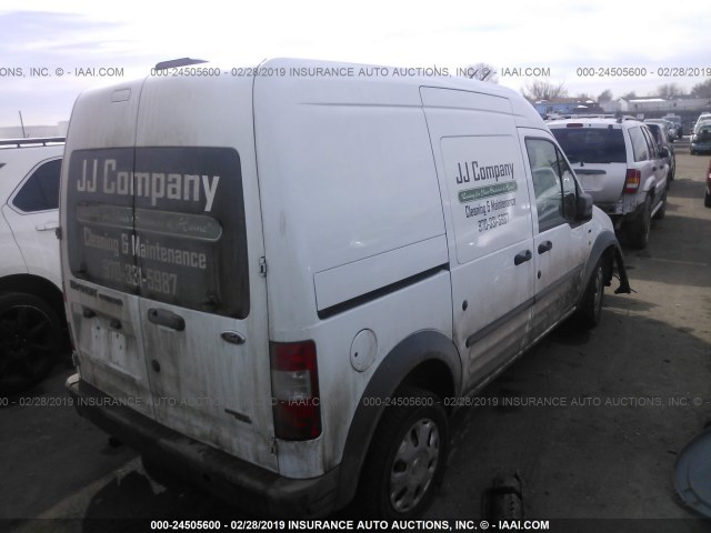 NM0LS7CN2DT176122 - 2013 FORD TRANSIT CONNECT XL WHITE photo 4