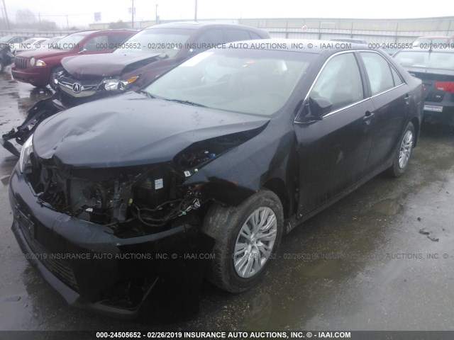 4T1BF1FKXEU806591 - 2014 TOYOTA CAMRY L/SE/LE/XLE 黑色 照片 2