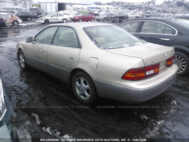 JT8BF28G3W0135372 - 1998 LEXUS ES 300 GOLD photo 3