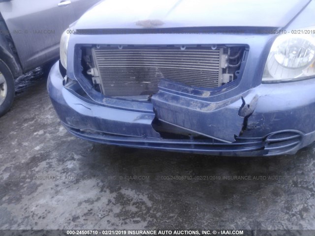 1B3HB28B07D309423 - 2007 DODGE CALIBER BLUE photo 6