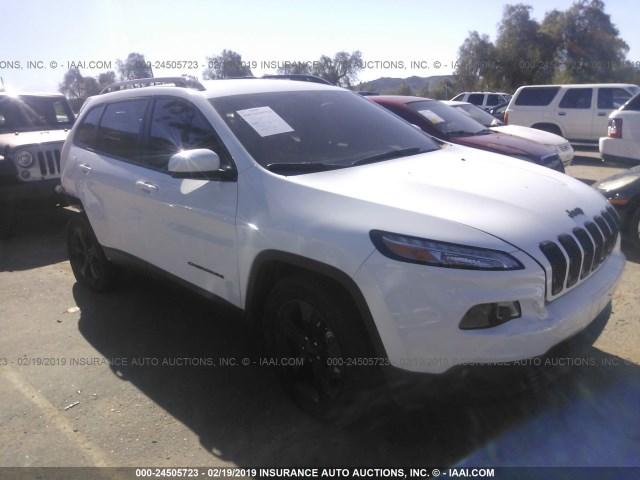 1C4PJMCX2JD541654 - 2018 JEEP CHEROKEE LATITUDE WHITE photo 1