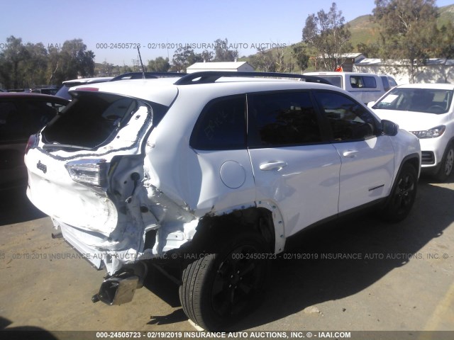 1C4PJMCX2JD541654 - 2018 JEEP CHEROKEE LATITUDE WHITE photo 4