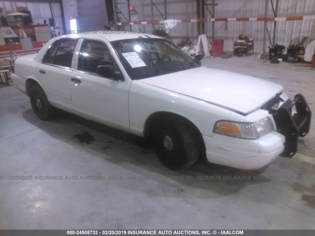 2FAFP71W74X157541 - 2004 FORD CROWN VICTORIA POLICE INTERCEPTOR WHITE photo 1