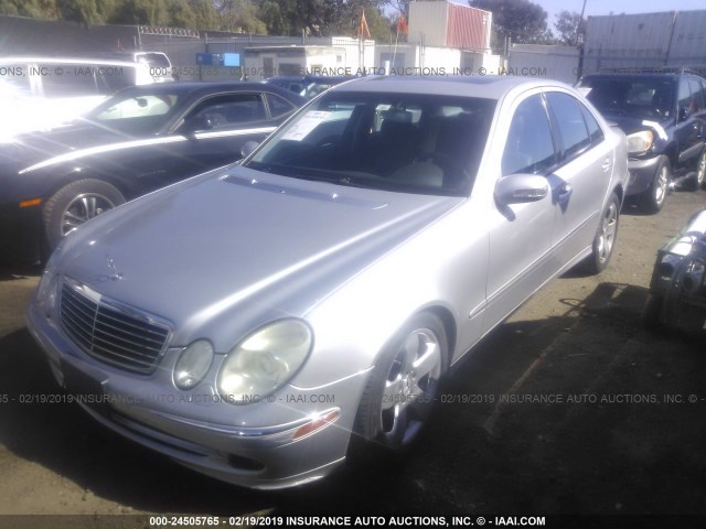 WDBUF56J46A757613 - 2006 MERCEDES-BENZ E 350 SILVER photo 2