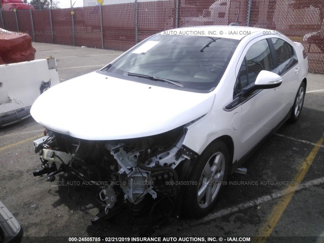 1G1RC6E46FU123518 - 2015 CHEVROLET VOLT WHITE photo 2