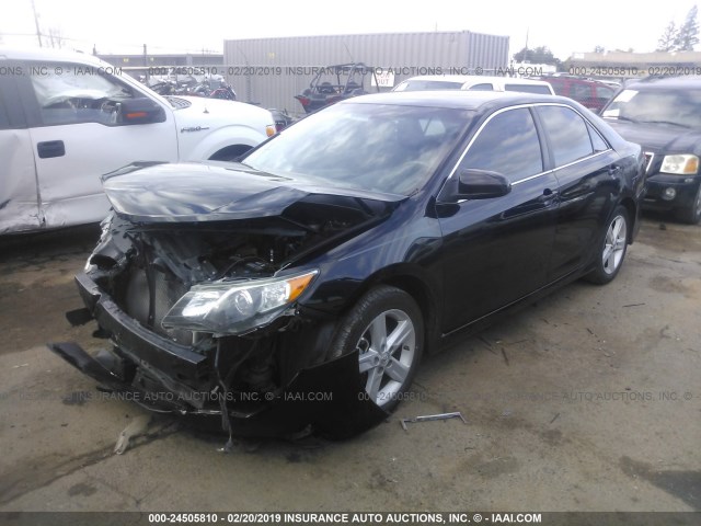 4T1BF1FK0EU756588 - 2014 TOYOTA CAMRY L/SE/LE/XLE 黑色 照片 2