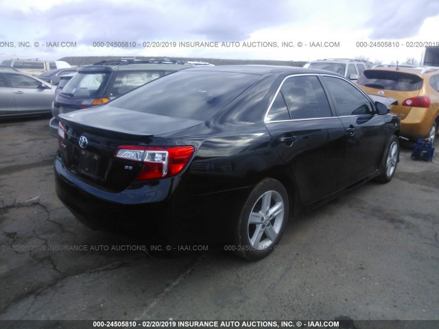 4T1BF1FK0EU756588 - 2014 TOYOTA CAMRY L/SE/LE/XLE 黑色 照片 4