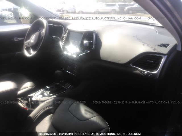 1C4PJMDX0KD106924 - 2019 JEEP CHEROKEE LIMITED GRAY photo 5