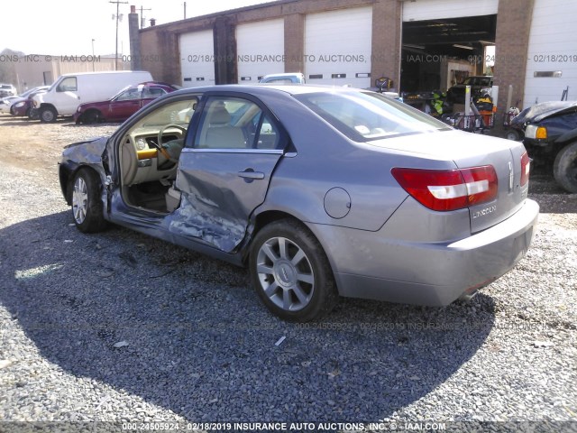 3LNHM26116R621156 - 2006 LINCOLN ZEPHYR GRAY photo 3