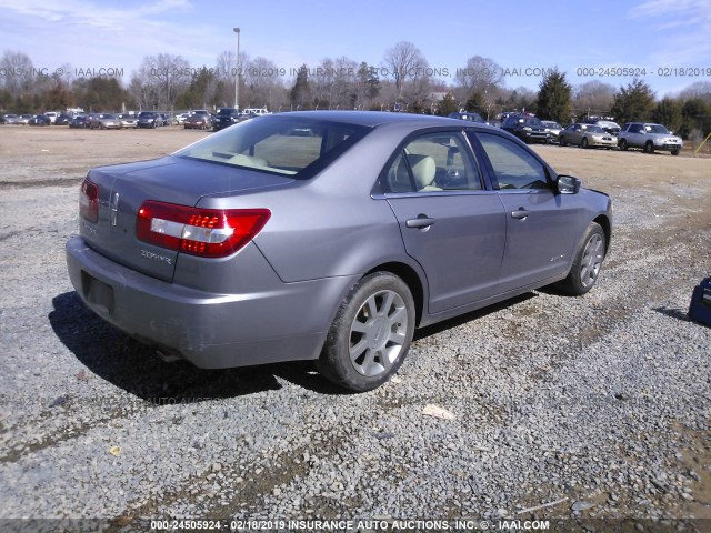 3LNHM26116R621156 - 2006 LINCOLN ZEPHYR GRAY photo 4