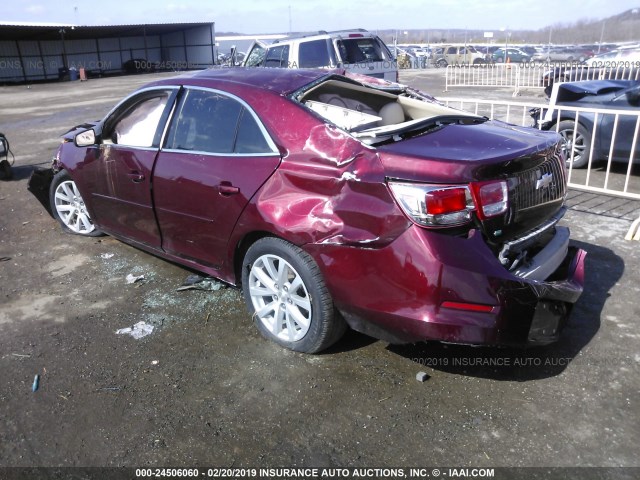 1G11D5SL9FF120925 - 2015 CHEVROLET MALIBU 2LT MAROON photo 3