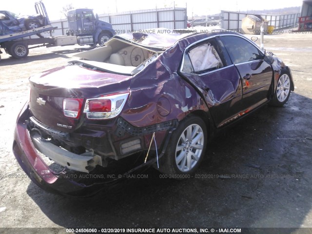 1G11D5SL9FF120925 - 2015 CHEVROLET MALIBU 2LT MAROON photo 4