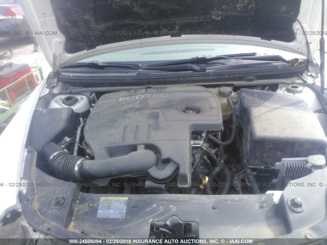 1G1ZC5EB8A4126647 - 2010 CHEVROLET MALIBU 1LT 白色 照片 10