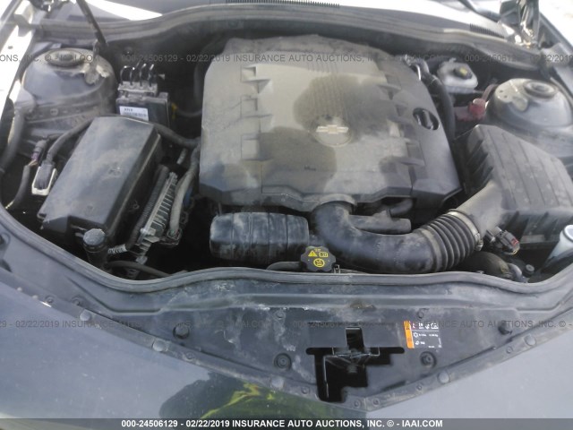 2G1FA1E37C9209156 - 2012 CHEVROLET CAMARO LS GRAY photo 10