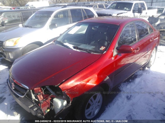 KL5JJ56Z76K308449 - 2006 SUZUKI FORENZA PREMIUM RED photo 2