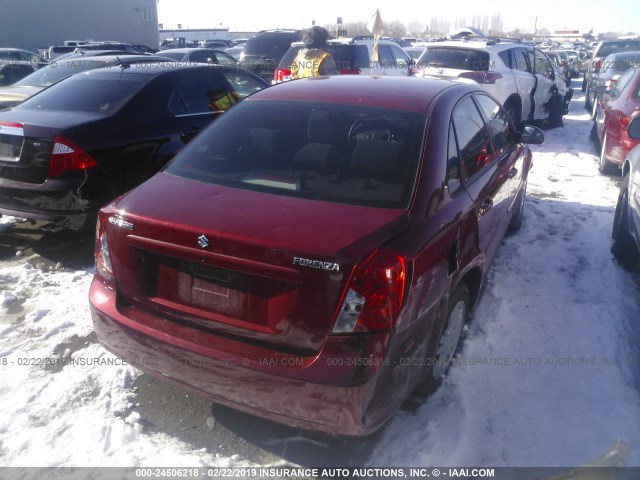 KL5JJ56Z76K308449 - 2006 SUZUKI FORENZA PREMIUM RED photo 4