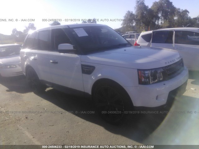 SALSH2E45BA707058 - 2011 LAND ROVER RANGE ROVER SPORT SC WHITE photo 1