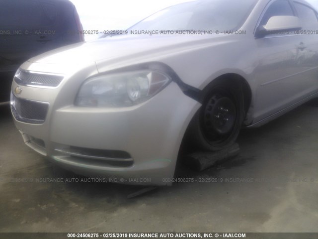 1G1ZC5E0XAF197870 - 2010 CHEVROLET MALIBU 1LT 金色 照片 6